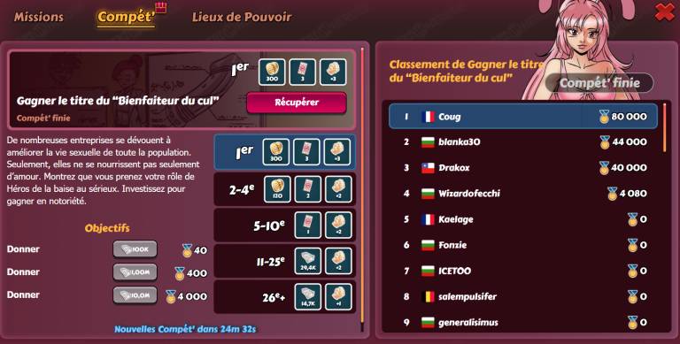 Des kobans gratuit avec les compét's